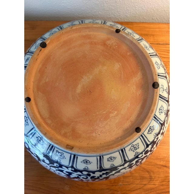 Late 20th Century Extra Large Chinoiserie Bowl For Sale In Columbus - Image 6 of 6