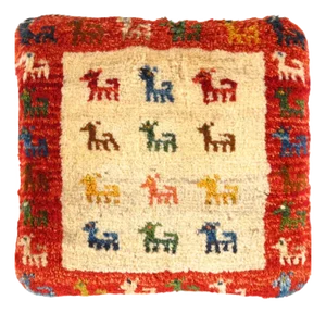 Pasargad DC Fine Hand Knotted Persian Gabbeh Pillow