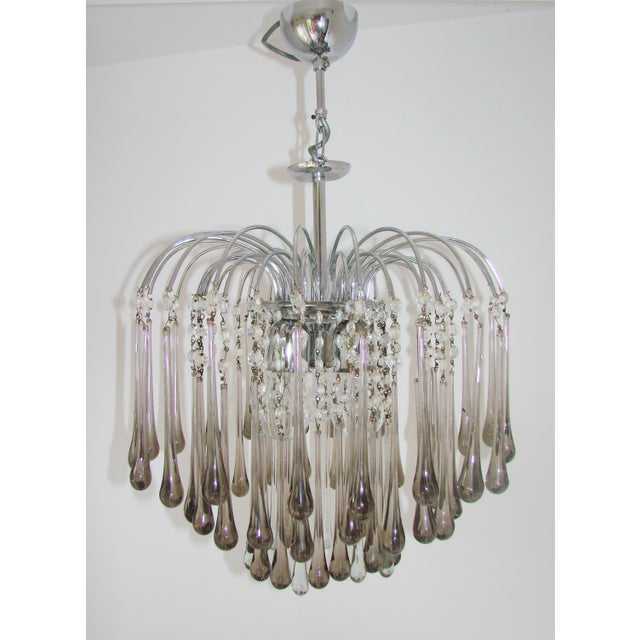 Vintage Murano Chandelier by Paolo Venini, Italy, 1970s For Sale - Image 4 of 12