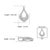 Fine Moissanite Open Drop Pendant in 925 Sterling Silver - Caratandher For Sale - Image 12 of 15