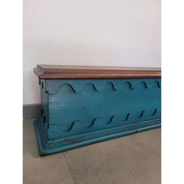 Antique Lacquered Table Trunk For Sale - Image 4 of 17