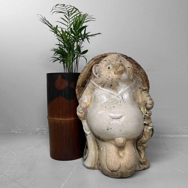 Mid-Century Modern Decorative Tanuki Tanuki Statue, 1970s For Sale - Image 3 of 17