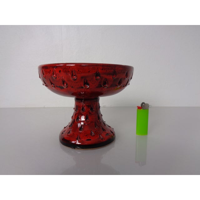 Mid-Century Modern Italian Strawberry Ceramic Vase by Fratelli Fanciullacci for Bitossi, 1960s For Sale - Image 3 of 18