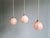 1920s Art Deco Pendant Light in Pink Speckled Glass, 1920s For Sale - Image 5 of 16