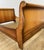 Brown Vintage French Sleigh Double Bed Frame For Sale - Image 8 of 17