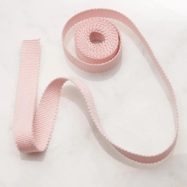 Transitional Sample - Schumacher x Marie-Chantal Harry Cotton Gimp Tape in Pink For Sale - Image 3 of 5