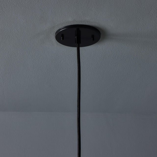 1960s Model 16513 Black Metal Cylindrical Pendants by Eila and John Meiling for Louis Poulsen For Sale - Image 13 of 13