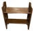 Antique Mission Oak Arts & Crafts 2-Tier Book Stand or Trough For Sale