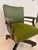 1960s Mid-Century Olive Green Swivel Executive Desk Chair For Sale - Image 5 of 12