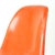 Original 1960s orange fiberglass shell chair designed by Charles and Ray Eames for Herman Miller. The scarse candy orange...