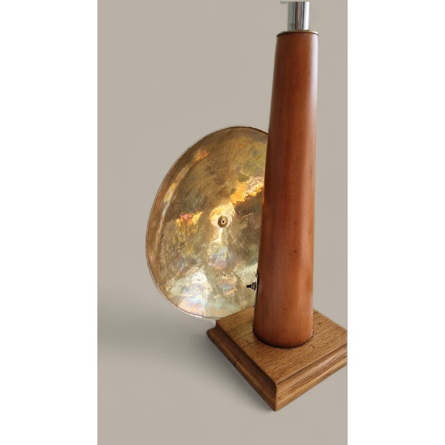 Vintage Table Lamp in Wood, 1970 For Sale - Image 12 of 18