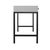 Not Yet Made - Made To Order Maple Writing Desk - Light Gray For Sale - Image 5 of 8