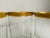 1930s Art Deco Gold Rimmed Juice Glasses - Set of 5 For Sale - Image 4 of 5