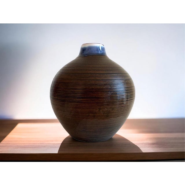 Vintage Danish Ceramic Model B53 Vase by Jacob Bang for Hegnetslund, 1950s For Sale - Image 6 of 9