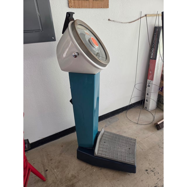 Original 1960s Avery coin-operated person weighing scale, made in Birmingham, England. These stood in British chemists,...