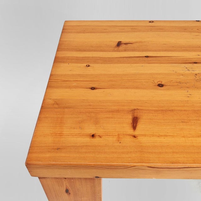 1970s Sine Loco Rectangular Wooden Table by Raffaello Biagetti for Atelier Biagetti, 1970s For Sale - Image 5 of 18