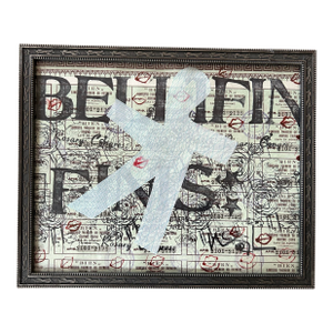 Contemporary Collage ‘Bella Finis With Kisses’ by Wayne Cunningham ~ Stop War Series