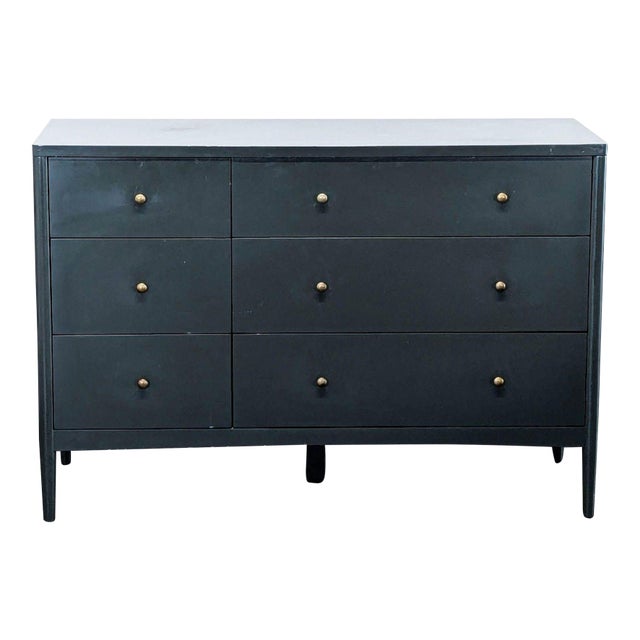 Crate & Barrel Hampshire Modern 6-Drawer Dresser For Sale