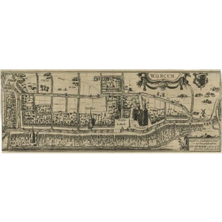 Original View of the City of Workum, 1616 For Sale