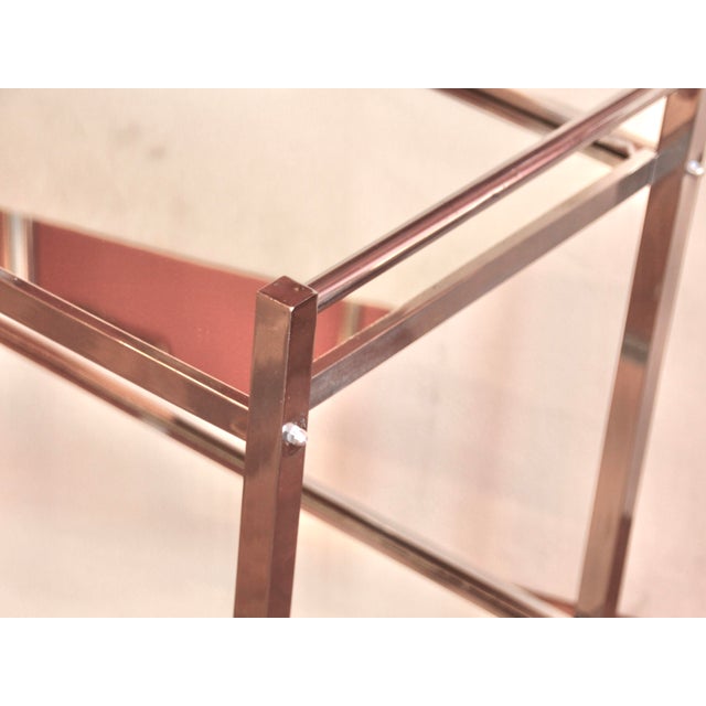 French Art Deco Chromed Bar Cart by Jacques Adnet, 1930s For Sale - Image 12 of 13