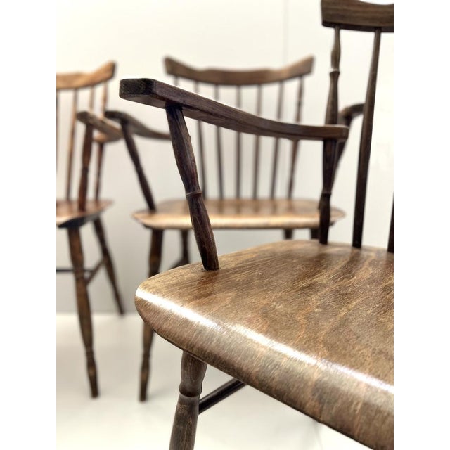 Vintage Dining Chairs from Ton, 1960s, Set of 4 For Sale - Image 15 of 18
