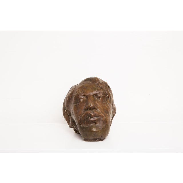 Auguste Rodin Style Cast Bronze Head Sculpture Chairish