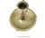 Metal Antique Solid Brass Middle East Arabian Candlestick With Handle For Sale - Image 7 of 7
