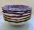 Ceramic 1980s Set of 6 Fitz & Floyd Pansy Porcelain Bowls For Sale - Image 7 of 18