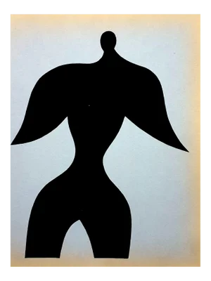 after Jean Arp - Pochoir 1957