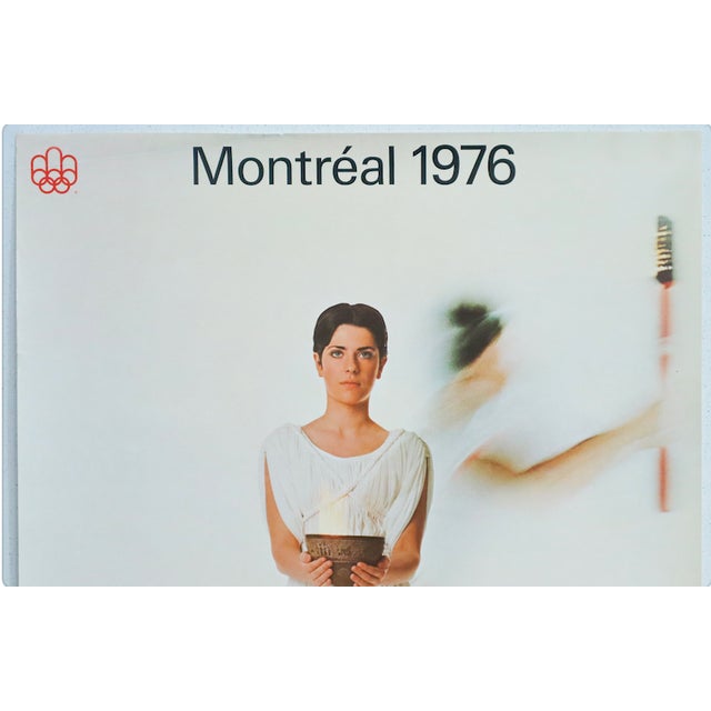 Date: 1976 Size: 16.5 x 23.25 inches About the poster: Original Poster from the 1976 Montreal Olympics. This is a vintage...