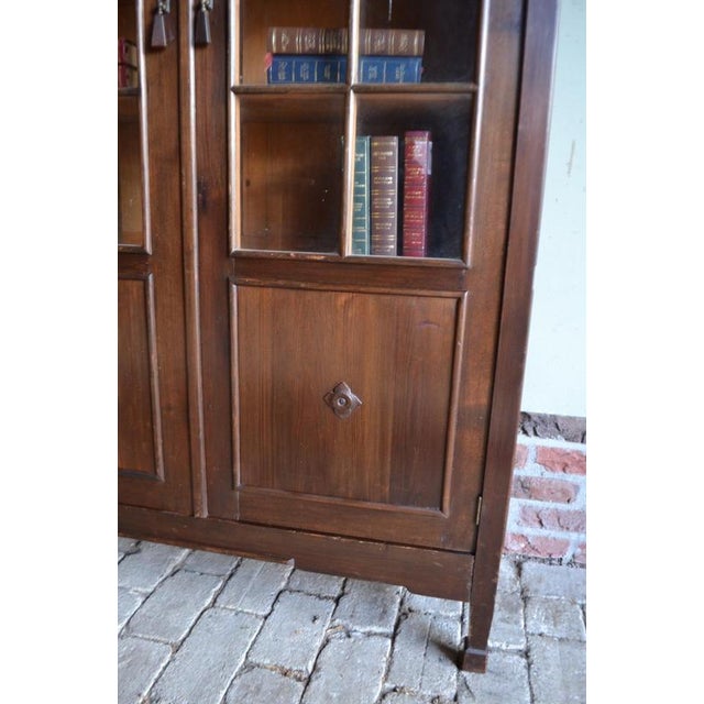 Antique Art Deco Wooden Fruit Tree Display Cabinet For Sale - Image 6 of 11