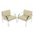 Paul Tuttle Inspired Chrome Arm Chairs - a Pair For Sale