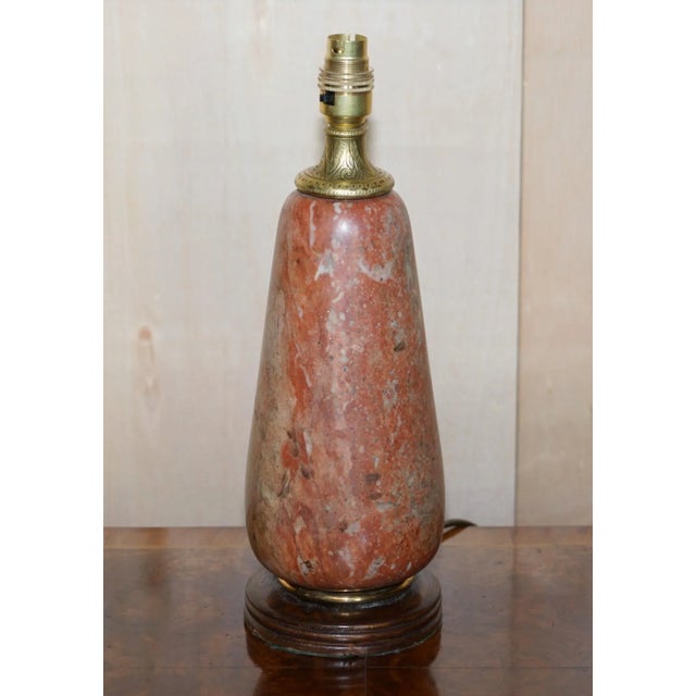 We are delighted to offer for sale this wonderful antique French circa 1880-1900 Marble and gilt brass table lamp A good...