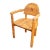 Wood Wooden Dining Chair with Armrests by Rainer Daumiller, 1970s For Sale - Image 7 of 7