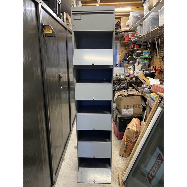 Industrial Metal Storage Unit, 1950 For Sale - Image 6 of 11