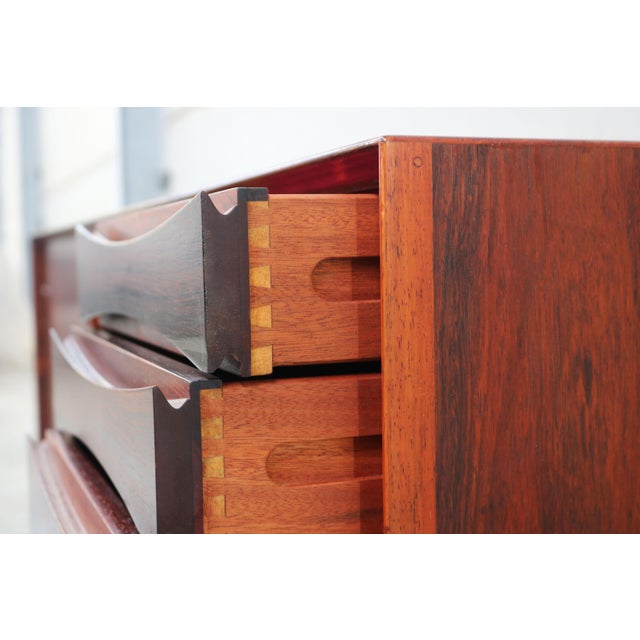 Black Danish OS29 Sideboard in Rosewood by Arne Vodder for Sibast, 1950 For Sale - Image 8 of 16