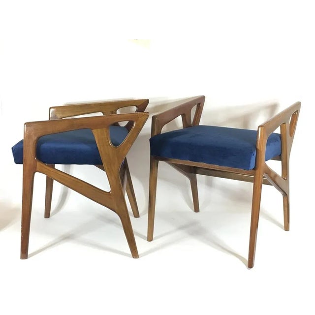 Set of Italian Mod. 687 Stools by Gio Ponti for Cassina, 1950s, in Flawless conditions. Designed 1950 to 1959 I have...
