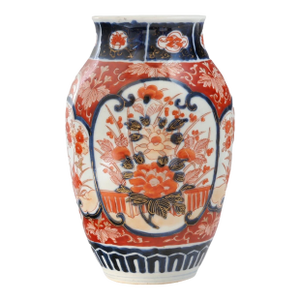 C.19 Japanese Meiji Imari Porcelain Vase