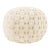 Scalamandre 12" Ball Parlor Velvet Ball Pillow in Nougat For Sale