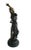 Emile Bruchon Spelter "L'Orage" Sculpture on Marble Base - Signed - For Sale - Image 4 of 12