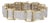1.70ctw Pave Diamond Link Bracelet 10k Yellow White Gold 8.25" 12.4mm For Sale