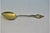 Coffee Spoons in Gilded Silver and Embossed Scrolls, Set of 9 For Sale - Image 4 of 6