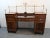 Maitland Smith Regency Style Sideboard. Mahogany with leather wrapped side sides and drawers, inset leather tops with...