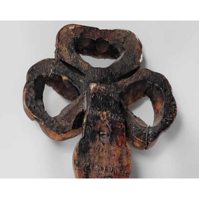 Large Italian Florentine Gold Gilt Wall Candleholder, 1950s For Sale - Image 6 of 8