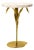 Brilliant Gold Willow Accent Table Travertine For Sale