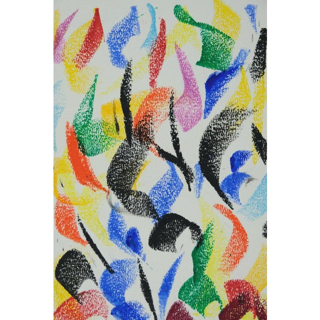 Françoise Galle, Abstract Fish, 1940, Pastel on Paper For Sale - Image 4 of 7