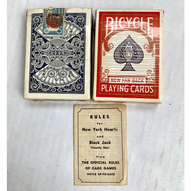 Vintage Games Set: Dominos, Cribbage, Poker Dice, Playing Cards For Sale - Image 4 of 6