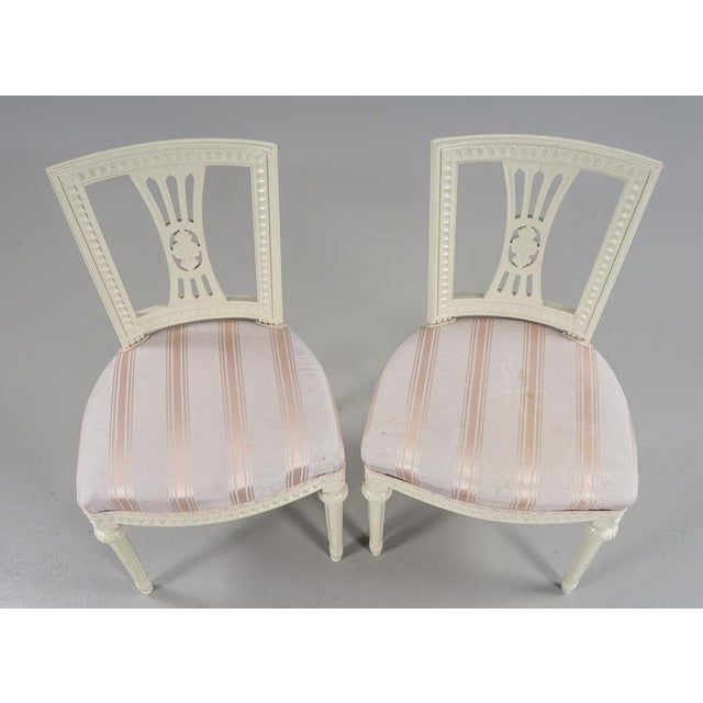 Gustavian Chairs, 1950s, Set of 6 For Sale - Image 4 of 8