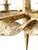Arts and Crafts Golden Hand-Forged Six-Light Iron Chandelier, Germany, 1920s For Sale - Image 15 of 18