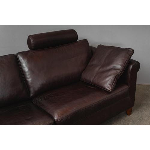 Vintage Sofa in Leather For Sale - Image 12 of 18
